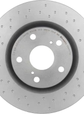 Brembo Premium UV Coated Front Xtra Cross Drilled Brake Rotor 296mm for Lexus, Toyota, Scion                                     - 09.A417.1X - Image 5