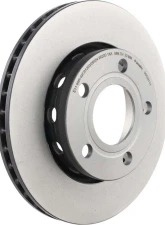 Brembo Premium UV Coated Rear Brake Rotor for Audi S4 2000-2002, 256mm Vented High Carbon                                     - 09.A597.11 - Image 3