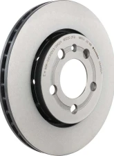 Brembo Premium UV Coated Rear Brake Rotor 256mm for Audi TT MK1, VW Golf/Jetta R32                                     - 09.A652.11 - Image 3