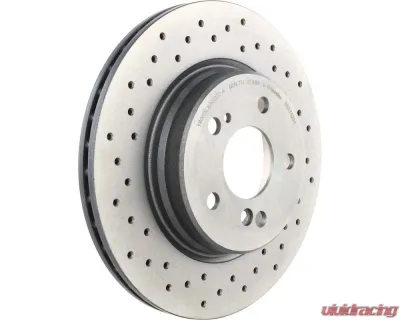 Brembo Premium UV Coated Rear Brake Rotor Vented 300mm for Mercedes-Benz SL500/SL600 2000-2002 - 09.A742.31