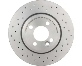 Brembo Premium UV Coated Front Xtra Cross Drilled Brake Rotor for Mini Cooper 2007-2015