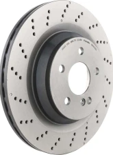 Brembo Premium UV Coated Rear Brake Rotor for Mercedes-Benz SL550 2009-2012, 320mm Vented                                     - 09.A818.21 - Image 3