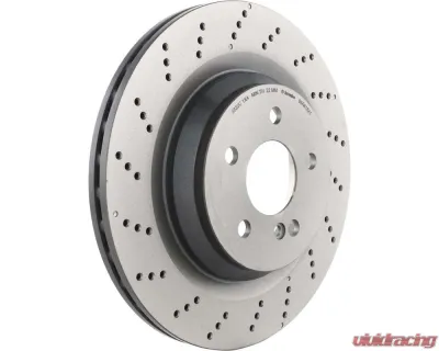 Brembo Premium UV Coated Rear Brake Rotor for Mercedes-Benz SL550 2009-2012, 320mm Vented - 09.A818.21