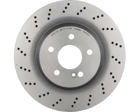 Brembo Premium UV Coated Rear Brake Rotor for Mercedes-Benz SL550 2009-2012, 320mm Vented
