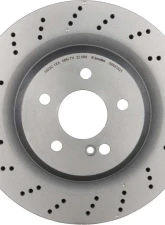 Brembo Premium UV Coated Rear Brake Rotor for Mercedes-Benz SL550 2009-2012, 320mm Vented                                     - 09.A818.21 - Image 5