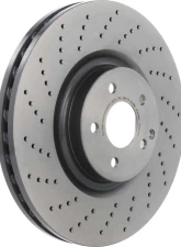 Brembo Premium UV Coated Rear Brake Rotor for Mercedes-Benz CLS55 AMG, E55 AMG, SL55 AMG, SL600, SL65 AMG, SLC43 AMG, SLK55 AMG                                     - 09.A819.11 - Image 3