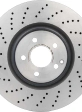 Brembo Premium UV Coated Rear Brake Rotor for Mercedes-Benz CLS55 AMG, E55 AMG, SL55 AMG, SL600, SL65 AMG, SLC43 AMG, SLK55 AMG                                     - 09.A819.11 - Image 6