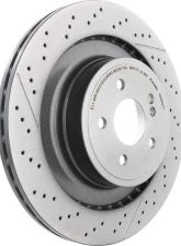 Brembo Premium UV Coated Rear Brake Rotor 360MM for Mercedes-Benz C63 AMG, E63 AMG, CLS63 AMG                                     - 09.A822.11 - Image 3