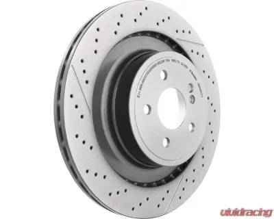Brembo Premium UV Coated Rear Brake Rotor 360MM for Mercedes-Benz C63 AMG, E63 AMG, CLS63 AMG - 09.A822.11