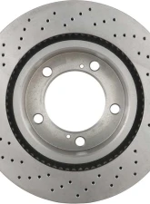 Brembo Premium UV Coated Front Xtra Cross Drilled Brake Rotor for Lexus LX570, Toyota Land Cruiser 2008-2015                                     - 09.A966.1X - Image 2