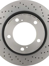 Brembo Premium UV Coated Front Xtra Cross Drilled Brake Rotor for Lexus LX570, Toyota Land Cruiser 2008-2015                                     - 09.A966.1X - Image 5