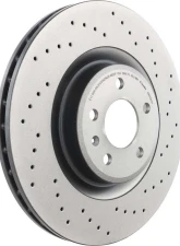 Brembo Premium UV Coated Front Xtra Cross Drilled Brake Rotor for Audi S4/S5 2010-2011                                     - 09.B039.1X - Image 3