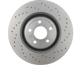 Brembo Premium UV Coated Front Xtra Cross Drilled Brake Rotor for Audi S4/S5 2010-2011