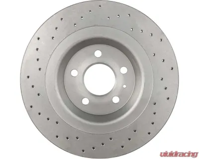 Brembo Brakes Premium UV Coated Rear Xtra Cross Drilled Brake Rotor for Audi S4/S5 2010-2011 - 09.B040.1X