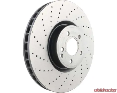 Brembo Premium UV Coated Front Brake Rotor for Mercedes-Benz SL550 2013-2015, High Carbon, 360mm - 09.B474.11