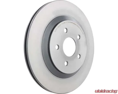Brembo Premium UV Coated Rear Brake Rotor 316mm Vented for Multiple Models, Grey Cast Iron - 09.B608.11
