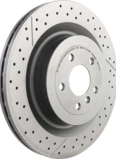 Brembo Premium UV Coated Rear Brake Rotor 345mm for Mercedes-Benz GL63 AMG, GLE63 AMG, GLS63 AMG                                     - 09.B710.11 - Image 3