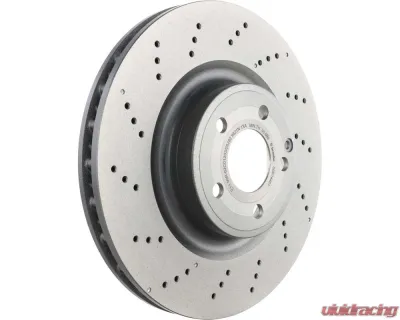 Brembo Premium UV Coated Front Brake Rotor Vented 344MM for Mercedes-Benz SLK250/350 2012-2016 - 09.B744.51