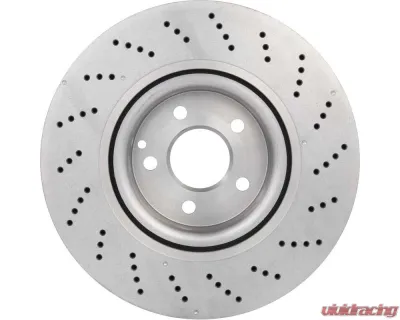 Brembo Premium UV Coated Front Brake Rotor for Mercedes-Benz E350 E550 2010-2012, 344mm Vented - 09.B746.51