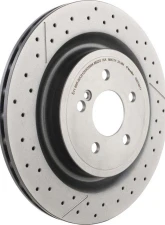 Brembo Premium UV Coated Rear Brake Rotor 330mm for Mercedes-Benz CLA45 AMG, GLA45 AMG, SLC43 AMG                                     - 09.B788.11 - Image 3