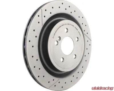 Brembo Premium UV Coated Rear Brake Rotor 330mm for Mercedes-Benz CLA45 AMG, GLA45 AMG, SLC43 AMG - 09.B788.11