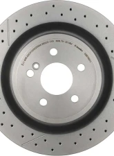 Brembo Premium UV Coated Rear Brake Rotor 330mm for Mercedes-Benz CLA45 AMG, GLA45 AMG, SLC43 AMG                                     - 09.B788.11 - Image 6