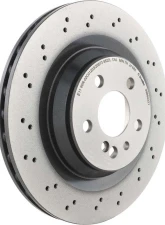Brembo Premium UV Coated Rear Brake Rotor for Mercedes-Benz CL55 AMG & S55 AMG 2003-2006                                     - 09.B842.21 - Image 3