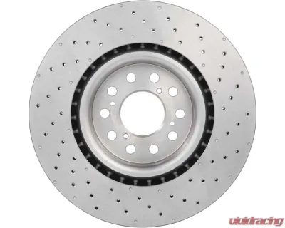 Brembo Premium UV Coated Front Brake Rotor for Honda Civic 2017, Civic Type-R 2018-2019, 350mm - 09.C338.11