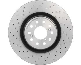 Brembo Premium UV Coated Front Brake Rotor for Honda Civic 2017, Civic Type-R 2018-2019, 350mm