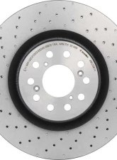 Brembo Premium UV Coated Front Brake Rotor for Honda Civic 2017, Civic Type-R 2018-2019, 350mm                                     - 09.C338.11 - Image 6