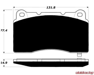 Brembo TS20 E Caliper Front Brake Pad Subaru STI - 1467.15.TS20