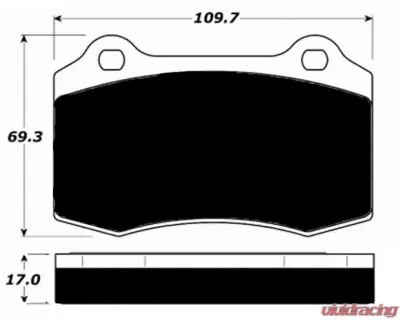 Brembo RS35 E Caliper Brake Pads Ford Cobra R - 2322.17.RS35