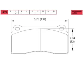 Brembo TS20 B | H Modified 380mm Brake Pad