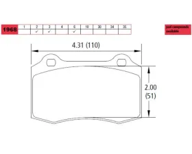 Brembo RA01 A | C | F Caliper Brake Pads