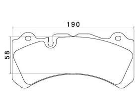Brembo RE10 N | J | T Caliper Brake Pad