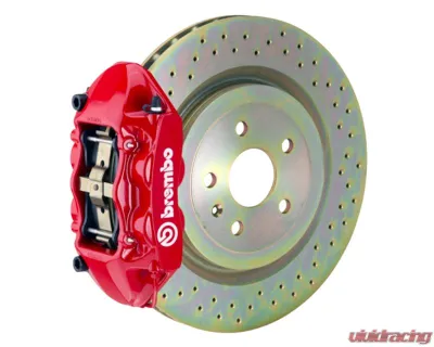 Brembo Brakes 323x28mm Drilled Front Replacement Rotor for Porsche 911 1966-1989 - 906063