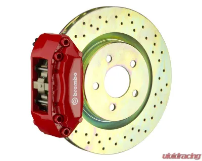 Brembo Brakes 305x28mm Drilled Front Replacement Rotor for Ford Focus 2000-2021 - 906075