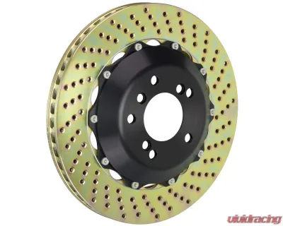 Brembo 328x28mm Disc Drilled Left 2pc Replacement Ring - 906516