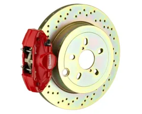 Brembo 294x19mm Disc Cross Drilled Rear Right 1pc Replacement Rotor