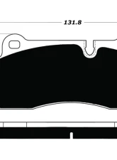 Brembo Porterfield R4S B | H | P & 2 Caliper Brake Pad                                     - AP1155 R4-S - Image 2