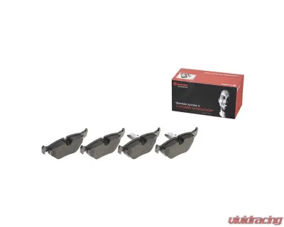 Brembo Brakes Premium Low-Met Brake Pads for BMW 525i/528i/530i/540i 1997-2003 - P06023