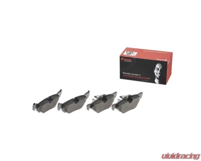 Brembo Brakes Premium Low-Met Brake Pads for BMW 128i, 325i, 328i, X1 - FMSI 7286-D1267 - P06038
