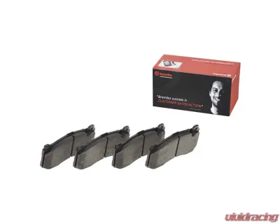 Brembo Brakes Premium Low-Met Brake Pads for BMW 128i/135i/323i/328i/330i, FMSI 8483-D1371 - P06041
