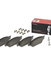 Brembo Premium Low-Met Brake Pads for Ford Thunderbird, Jaguar S-Type, Lincoln LS 2000-2006                                     - P36012 - Image 2