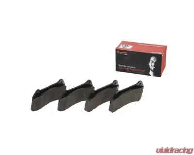Brembo Brakes Premium Low-Met OE Equivalent Brake Pads for Jaguar S-Type, Super V8, XJR - P36014