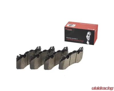 Brembo Brakes Premium Low-Met Brake Pads for Land Rover Defender, Discovery, Range Rover, 16.7mm - P44023