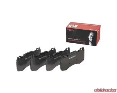 Brembo Brakes Premium Low-Met Brake Pads for Land Rover Defender, Discovery, Range Rover, 16.7mm - P44023
