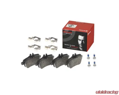 Brembo Premium Low-Met Brake Pads for Mercedes-Benz SLK250/SLK350 2012-2013, WVA 24848 - P50091