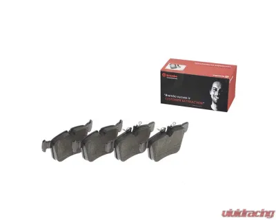 Brembo Premium Low-Met Brake Pads for Mercedes-Benz C300/C350e/C400, 122.5mm Width - P50122