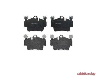 Brembo Brakes Premium Low-Met Brake Pads for Porsche 987/991/996/997, WVA 24049, 17mm Thick - P65014
